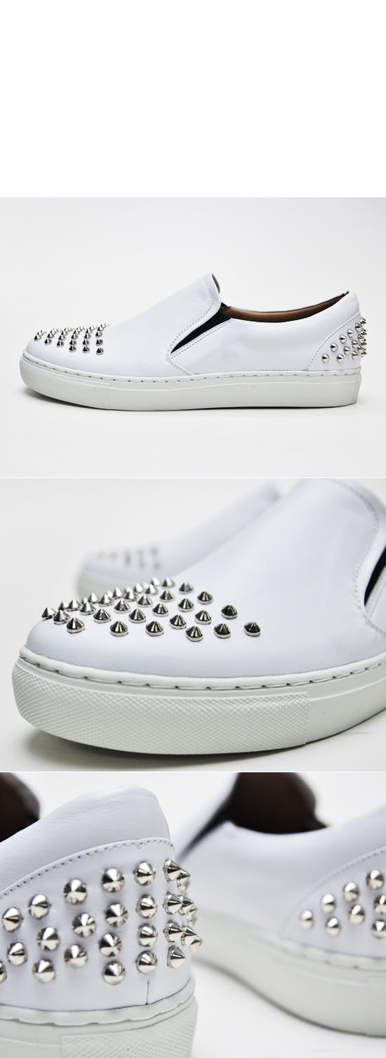 cowhide slip on shoes